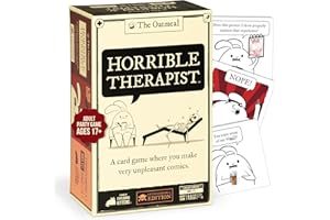 Exploding Kittens - Horrible Therapist: Extra Horrible Edition - 3-8 Players - Ages 17+ - 15 Minutes to Play - Explicit Comic Building Game - Party Game, Family Game Night, Adult Card Game