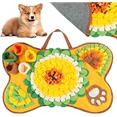 OSDUE Smelling Mat Dogs 63*43CM Machine Washable Snuffle Mat for Dogs Portable Interactive Pad Sniffing Pet Slow Feeding Mat
