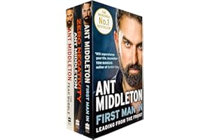 Ant Middleton 3 Books Collection Set (Zero Negativity, The Fear Bubble & First Man In Leading from the Front)