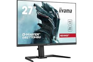 iiyama Ecran 27" G-Master GB2770HSU-B5 Red Eagle, Fast IPS, FHD@165Hz, 0,8 ms, HDMI/DP/USB, Pied Reglable, Freesync, Black Tuner, Speakers