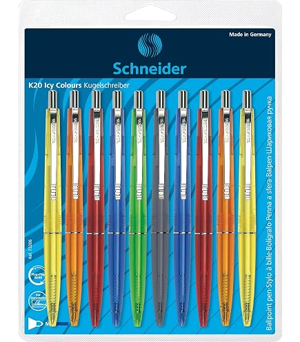 Schneider P130400x50 50 Penna a Sfera, Fusto Assorito, Inchiostro
