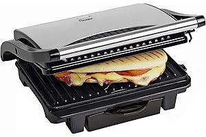 Bestron Gril Panini, Argent, Panini
