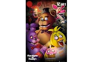 TAINSI Kits de pintura de diamantes 5D Five Nights at Freddys, regalo grupal de 30 x 40 cm, mosaico bordado para decoración del hogar, regalos hechos a mano