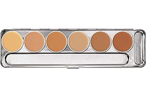 Kryolan DERMACOLOR CAMOUFLAGE CREME TAVOLOZZA 6 COLORI tipo M