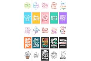 Edition Seidel Set 25 cartoline vita e momenti con detti - biglietti con detti - regalo - idea di decorazione, amore, amicizia, vita, motivazione, biglietti d'auguri foto inglese