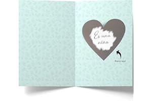 Cheerset Tarjeta Rasca Sorpresa Embarazo Es una Niña con sobre (Niña)
