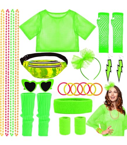 NET TOYS Beinstulpen In Rot – 80er Jahre Aerobic-Look, Einheitsgröße Für Erwachsene, 100% Polyester