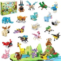 Cadeaux Anniversaire Enfants – 12 Mini Kits De Construction Animaux (requins, Dinosaures, Licornes, Noël) - 6