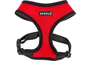 Puppia Harnais pour Chien Rouge L