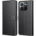 Ganbary Compatible with Honor 70 Lite Case, Premium PU Leather Flip Wallet Phone Case Cover [Full Protection] [Card Slots] [Kickstand] for Honor 70 Lite, Black