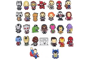 YOIMCKAY 30 Stück Cartoon Anstecker SchuhanhäNger, DIY Anime Schuhdekoration Schuh Anhänger, Schuhdekoration Schuh Charms, süß Zum Dekorieren von Schuhen, Schuh-Charm für Kinder Erwachsene, Mehrere Zeichen