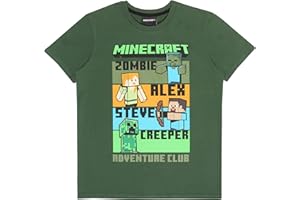 Popgear Minecraft Adventure Club T-Shirt Tendance Garçon