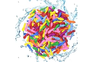KKVOGMLE 1000 Stück Bunte Wasserbomben, Wasserballons Set, Schnell Befüllbarer Wasserbombem, Mini Latex BallonsWasserbomben Luftballons für Jungen Mädchen Wasserspiele, Sommer Party