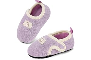 LACOFIA Pantofole Invernali Bambina Ciabatte Peluche Morbido per Bimbo Scarpe Calzino da Casa Calde Antiscivolo 22-31 EU