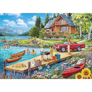 Hykmy 1000-Teile-Puzzle „Altes Rathaus“ – 70x50 Cm – Herausforderndes Rätsel Für Erwachsene & Kinder Ab 14