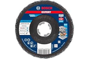 Bosch Accessories Bosch Professional 1 x EXPERT N475 SCM X-LOCK tarcza szlifierska wachlarzowa (do uszlachetniania powierzchni metalowych, Ø 125 mm, bardzo drobna, akcesoria do szlifierki kątowej)