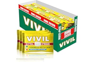‎VIVIL VIVIL Extra Strong Zitronenmelisse, 26 x 3er Pack, extra starke Pastillen mit Zitronenmelissegeschmack, zuckerfrei & vegan, 78 x 25g