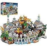 Reobrix Yetişkinler i&ccedil;in Medieval Valley City Building Seti, 4406 Adet Avrupa Mimarisi Model Kitleri, Ev ve Ofis Dekoru i&ccedil;in 