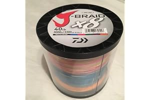 Daiwa J-Braid X8, 1500m multi colour - braided Fishing line