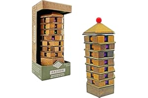 Project Genius Chinese Pagoda Brain Teaser, Multicolor