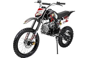 ‎ACTIONBIKES MOTORS Actionbikes Motors Crossbike JC125 | 4-Takt 125ccm Benzinmotor bis 𝟖𝟎 km/h - Motorrad - Pocket Bike - Dirt Bike - Motocross - Pocketbike - Motorsport - Dirtbike - Enduro ab 14 Jahren (Schwarz)