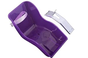 Ammaco Girls Bike Rear Purple Glitter Baby Dolly Carrier Kids Seat