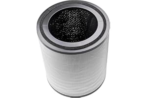 vhbw Filtro HEPA compatible con Levoit LV-H133-RF purificador de aire - Filtro de repuesto con filtro de carbón activado integrado