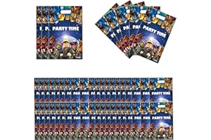 NDZYDXW 50 Pezzi Sacchettini Compleanno Bambini Rooblox, Sacchetti Regalo, Sacchetto per Caramella e Biscotto, Bambini Feste di Compleanno,Borsa di Regalo per Natale,Festa, Matrimoni (25 x 16 cm)