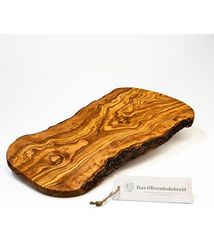 Schneidebrett Oval Aus Olivenholz Ca. 25 Cm "Ohne Gravur" - Olivenhol