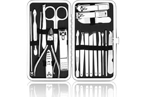Kit de manicura y pedicura Kasimir conjunto uñas 20 en 1Manicura set Podadoras de uñas Set Pedicura kit de Acero Inoxidable Cortauñas manicura pedicura kit set de manicura y pedicura profesional