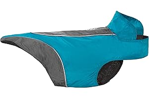 Embark Pets Adventure Dog Raincoat - Lightweight, Reflective Dog Raincoats Waterproof, Adjustable, & Stylish Coat for Dogs - Rainy Day Essential All Breeds Small, Medium, Large dog coats waterproof