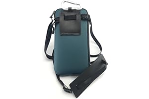 OneJoy Mobiltelefon Beutel Größe M, Neopren-Handyhülle mit Schultergurt oder für Gürtel, 160 x 80 x 12 mm [Bronze]