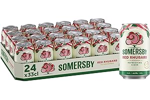 ‎SOMERSBY Somersby Red Rhubarb Cider, Dose Einweg (24 x 0.33 L)