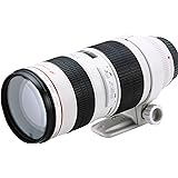Canon Teleobjektiv EF 70-200mm F2.8L USM für EOS (77mm Filtergewinde, Autofokus), hellgrau/schwarz