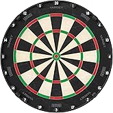Target Darts Aspar Dart Board | Punta de Acero Diana con Autorrecuperable Sisal Cerdas y Rotational Puntuaci&oacute;n Anillo | Thin