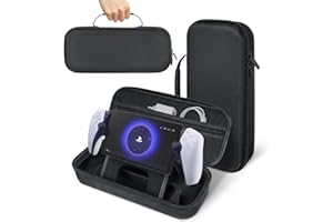 IVODEELA Tasche für Playstation Portal Remote Player-Playstation 5,Travel Carrying Case für PS Portal,PS5 Tasche,schützende Hartschalenkoffer/Box kompatibel mit Playstation Portal,Eva-Hartaufbewahrungstasche