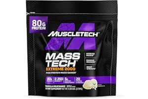 MuscleTech Mass-Tech Extreme 2000, Vanilla Milkshake (EAN 631656716979) - 2720g