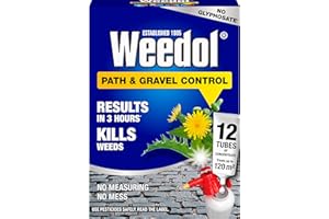 Weedol Path Weed Killer Liquid Concentrate 12 Tubes Treats 120m2 Garden Path & Patio Weed Control