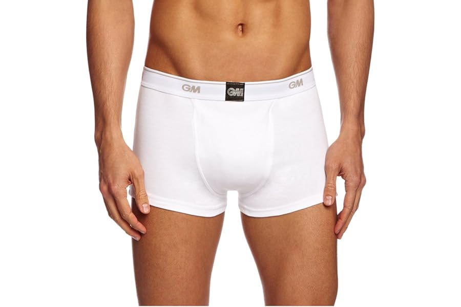 GM | Cricket Boxer Short | Special Blend Stretch Cotton With Elastic Waist For Comfort Fit | Integral Pouch For Abdominal Guard | Sizes Boys Small to XXL | Gunn & Moore