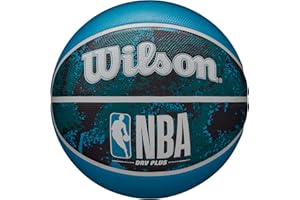 Wilson Ballon de Basket NBA Drv Plus Vibe, Pour l'extérieur et intérieur