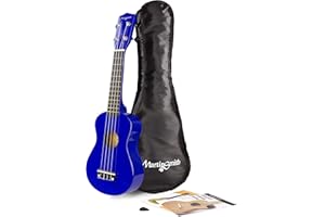 Martin Smith Ukulélé Soprano avec Housse, Médiators & Livre d'Accords