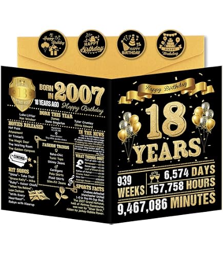 Abacus Cards Geburtstagskarte Zum 18. – Cooler Waschbär Mit Goldfolie, Für Jungs & Männer, Umweltfreundlich
