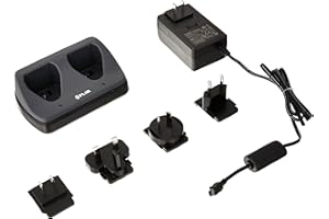 FLIR T198126 Chargeur de Batterie à Deux Baies pour caméras Thermiques série T6xx 50 x 50 mm