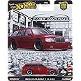 Hot Wheels Premium Mercedes-Benz AMG, Car Culture Collectible Toy Car, 1:64 Scale Die-Cast Mercedes-Benz AMG Estate, Fast Wagons Vehicle with Real Riders Tires​​, JBK69