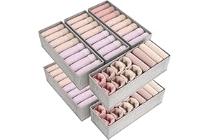 ‎LIFEWIT Lifewit HEMNES zestaw 8 podwójnych organizatorów do przewijania, ubrań, skarpet i biustonoszy