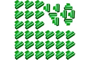 LOLLANDA 40 Stück Gewächshaus-Klemmen, Grün Gewächshaus Clips 11 mm Reihenabdeckung, Netz, Tunnel, Hoop, Clips, Schuppen, Halteclip für Rohrschellen, Gewächshaus Folien, Film, Shading Netting (40 Stück)