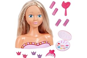 Bayer Design Testa da truccare e pettinare Top Model con accessori