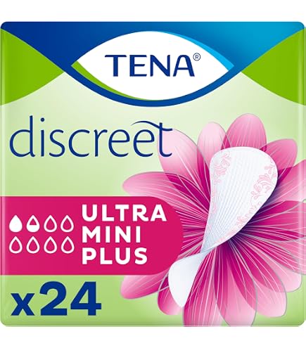 Lot De 2 Paquets TENA Discreet Mini - 40 Serviettes - Protection Légère - Neuf