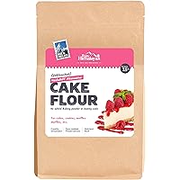 Raw Himalayas Cake Flour (1 Kg), Unbleached | Maida/APF Alternative | Low Protein | Muffins | Soft Cookies Waffles | Cinnamon