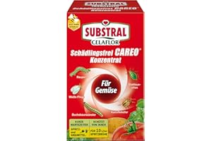 Substral Celaflor Schädlingsfrei Careo Konzentrat Gemüse, u.a. gegen Blattläuse, Weiße Fliege, Buchsbaumzünsler, 100ml